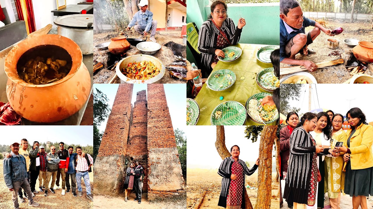 পিকনিক করতে গেলাম ভাল্কি মাচান/চম্পারন চিকেন /street food @GhareBaire1