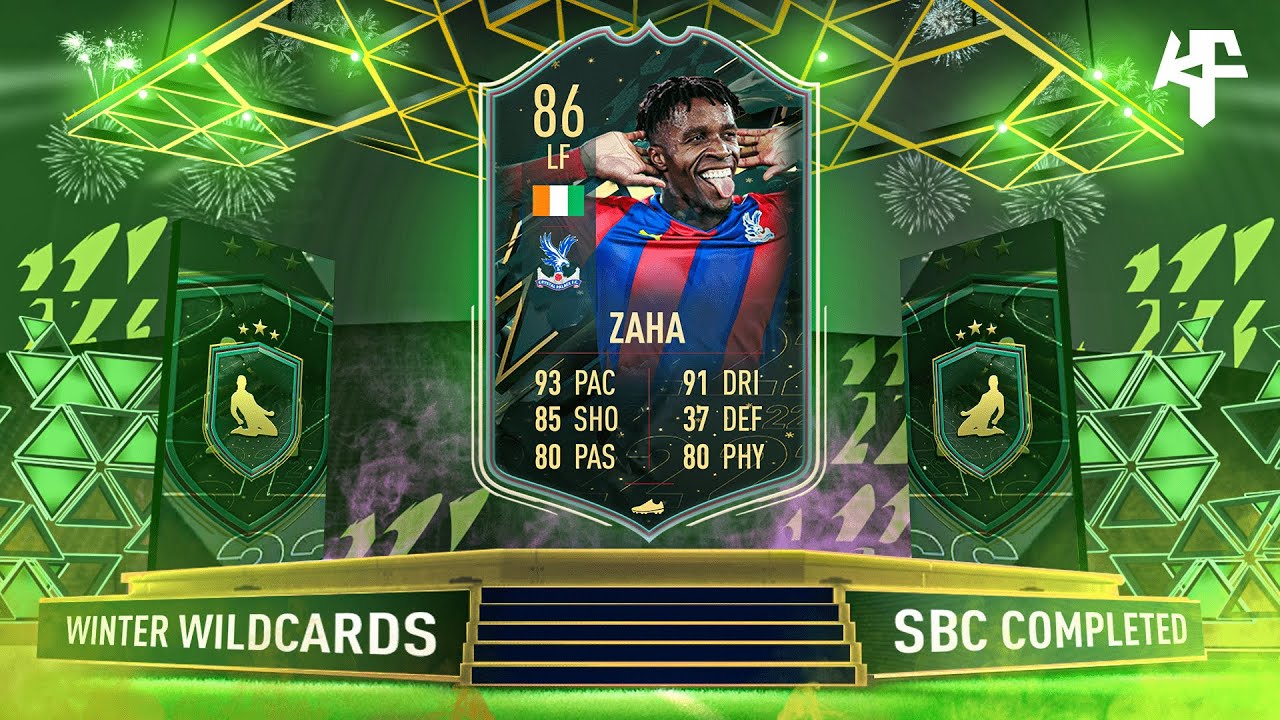 Winter Wildcard Wilfried Zaha SBC Completed - Help & Cheap Method - Fifa 22