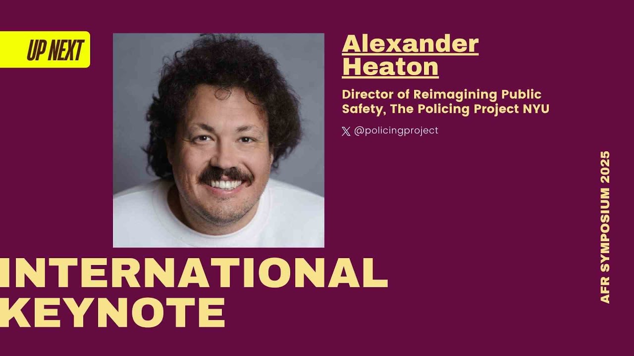 Alexander Heaton Keynote Speaker - Alternative First Responders Symposium 2025