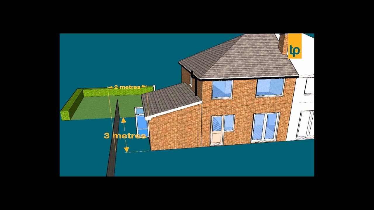 PD rights explained extension to the side of a house
