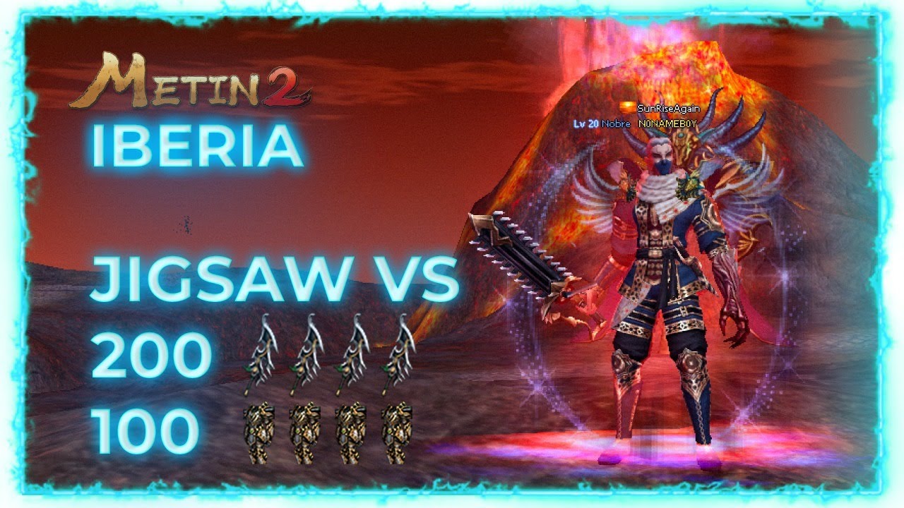 Metin2 Iberia JIGSAW vs 300 serpent items