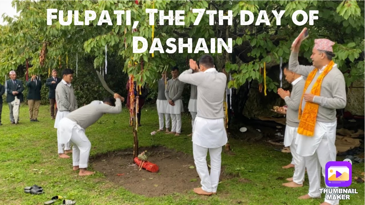 Fulpati, The 7th day of Dashain , celebrated in Gurkha Paltan.