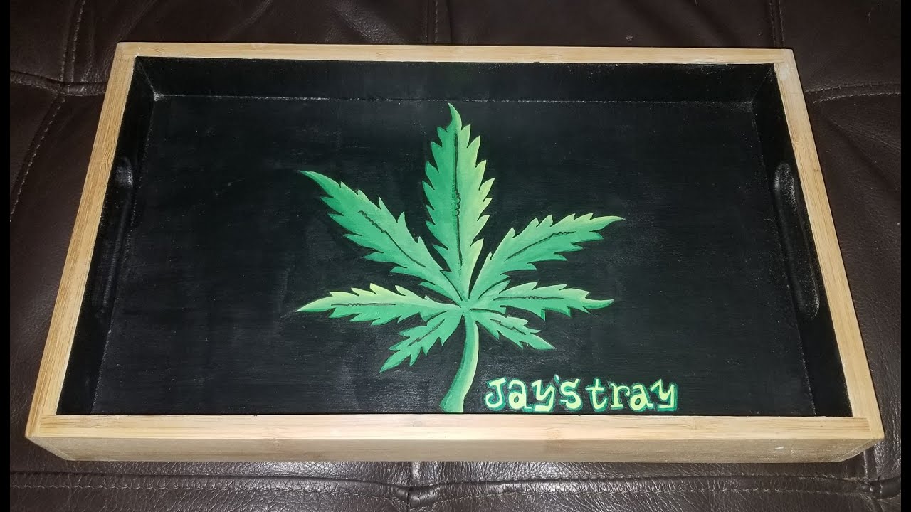 420 Tray Cannabis Weed Leaf 1Min Time Lapse
