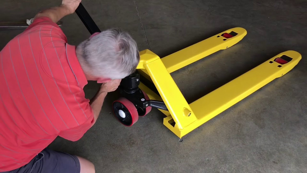 How To Install Hand Pallet Jack Handle From Akodi Forklift
