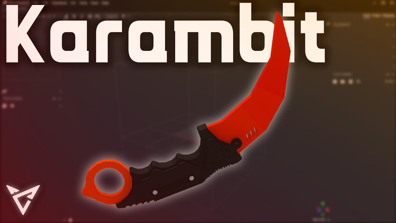 🔪 CS:GO KARAMBIT | Blockbench