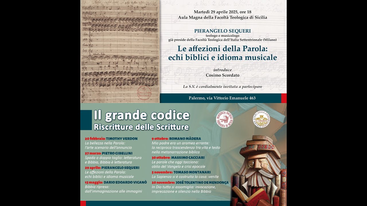 Le affezioni della Parola: echi biblici e idioma musicale (Pierangelo Sequeri)