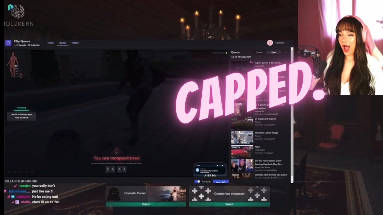 Carmen reacts to GTA RP clips