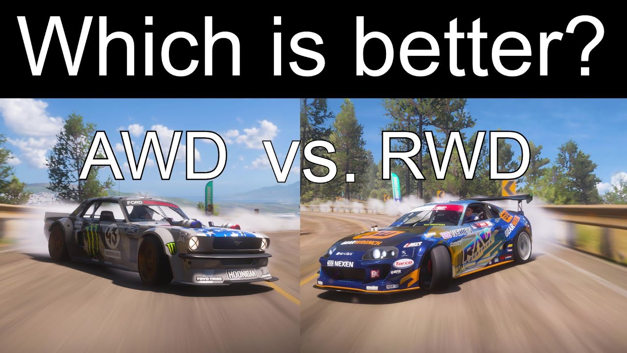 AWD vs RWD... Which is better for drifting?