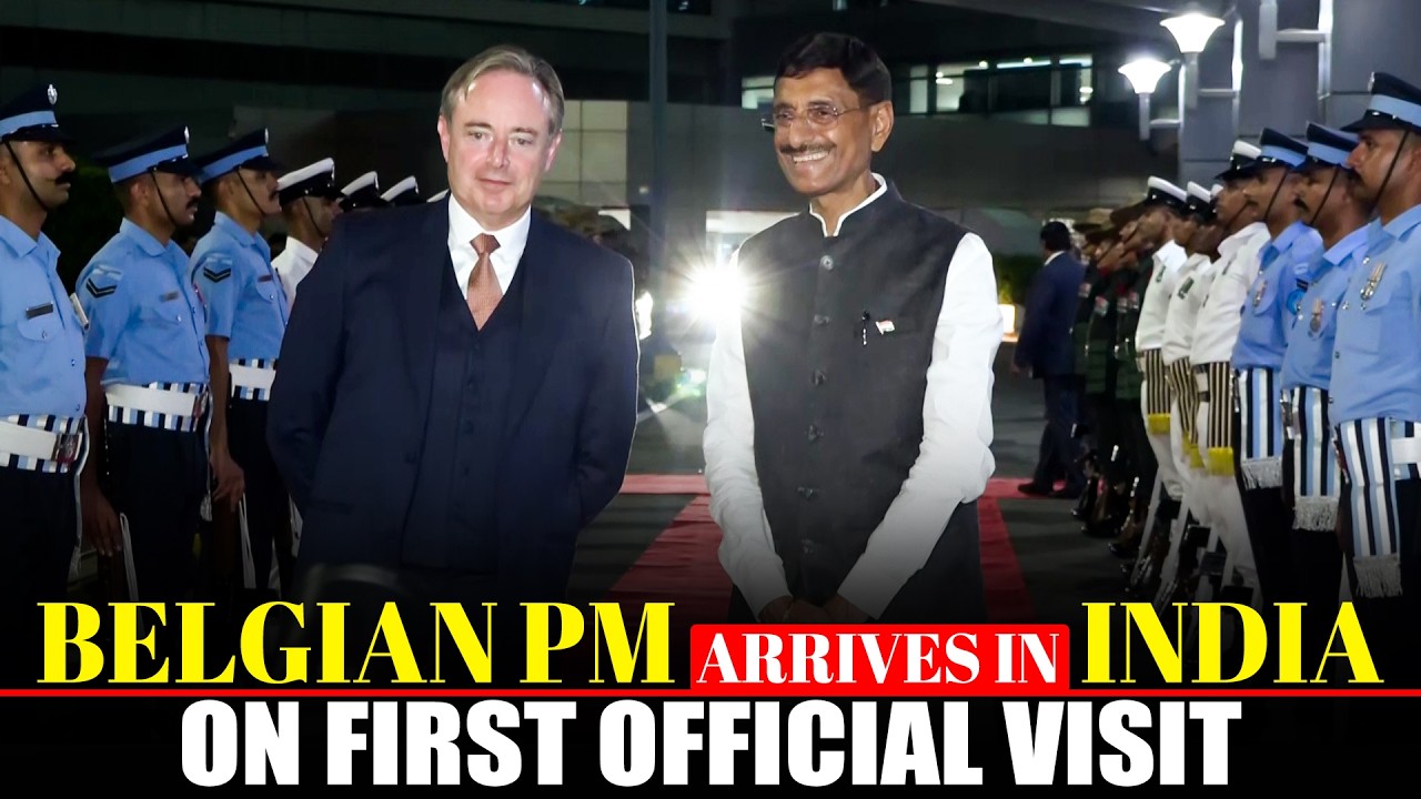 WATCH: Belgian PM De Wever arrives in india on first officials visit, set to hold talks with PM Modi