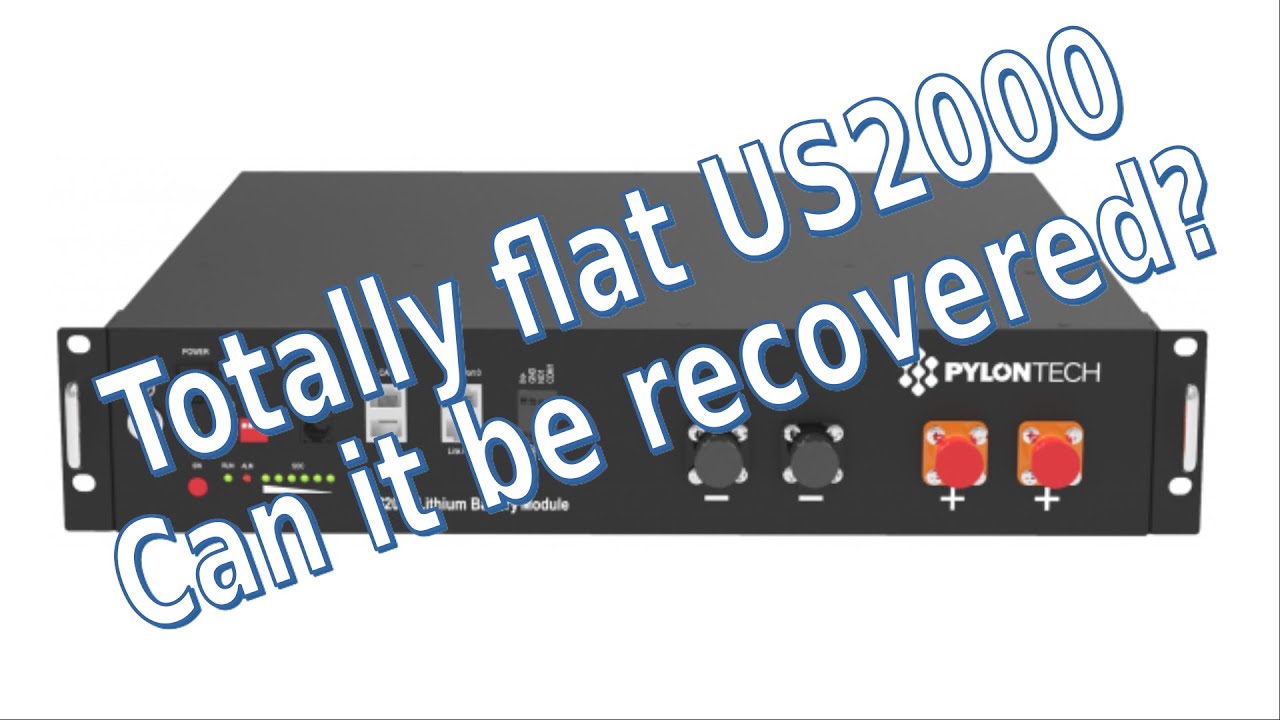 Totally flat Pylontech battery. Can it be recovered?