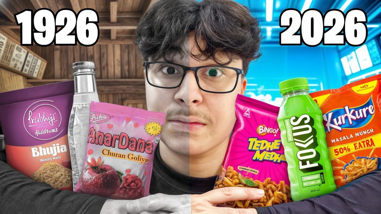 I Tried 100 Years Of Indian Snacks