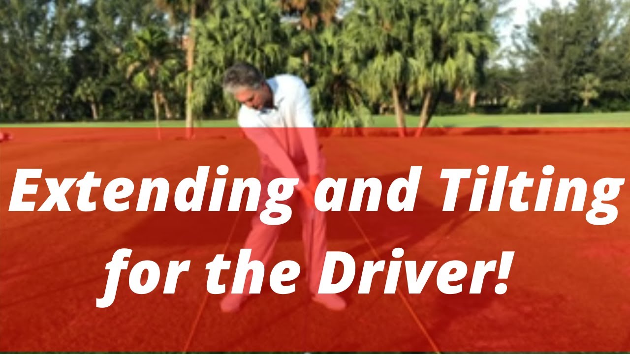 Extending and Tilting for the Driver! Simple Drill for Tilting and Extending! PGA Pro Jess Frank