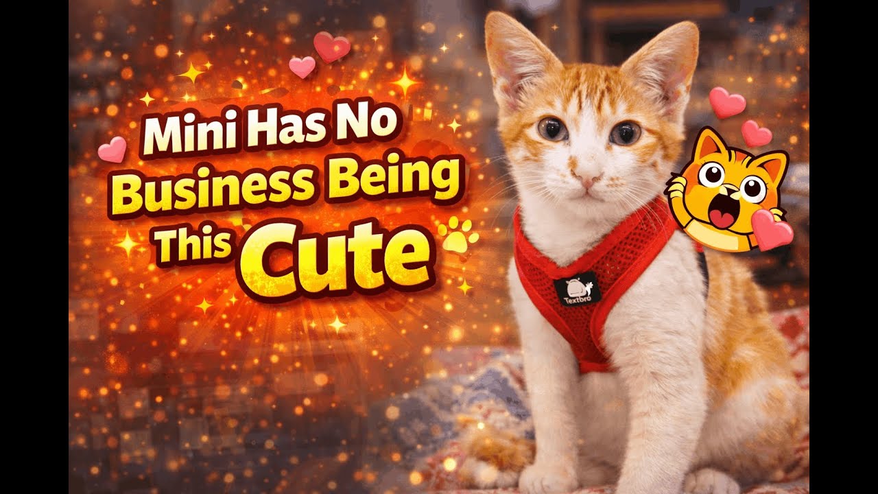 Mini Has No Business Being This Cute 😼