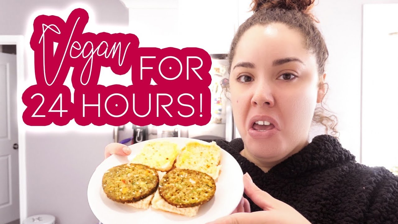 I ONLY ATE VEGAN FOOD FOR 24 HOURS! 🤢😳