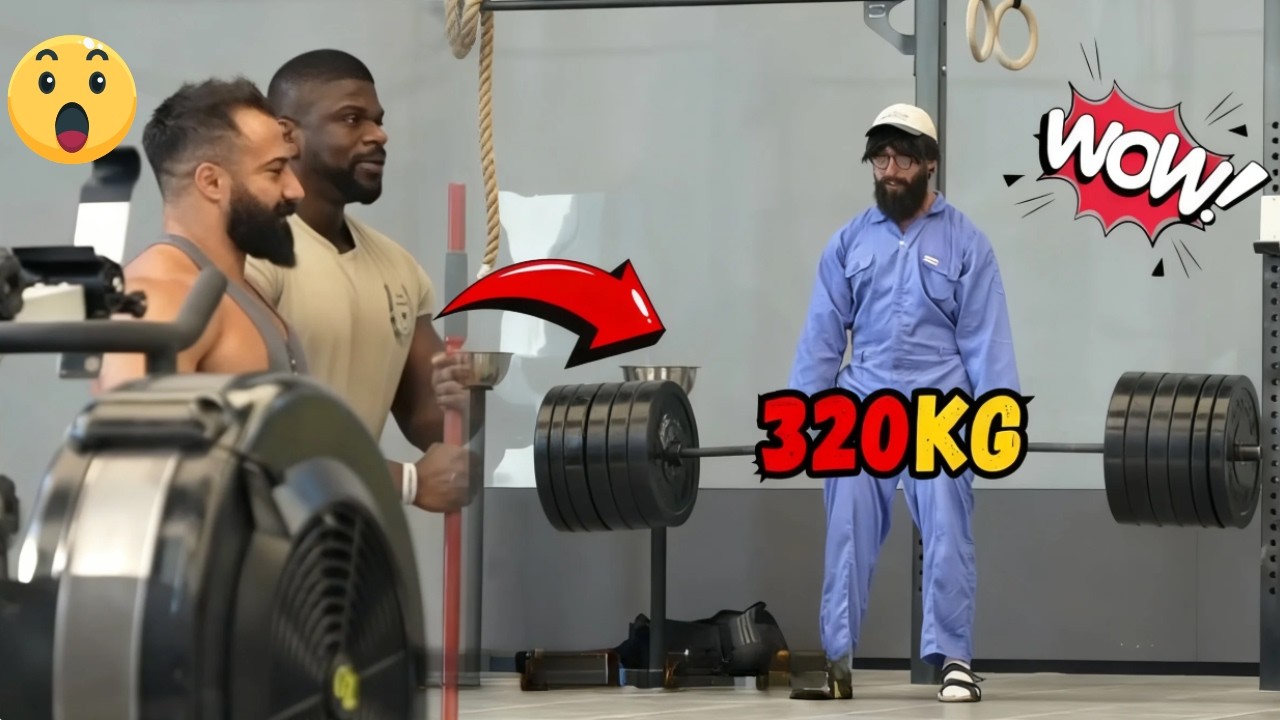 BODYBUILDERS Laughed at ANATOLY Until His 32KG MOP DESTROYED Their Confidence | Anatoly Gym Pranks