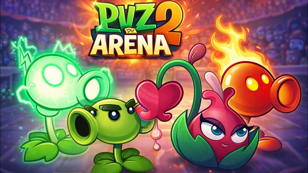 Plants vs Zombies 2 Arena gameplay 