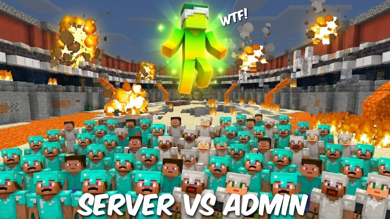 Todo el SERVER vs el ADMIN., Batalla épica (Minecraft) THEPROXGAMES 3/29
