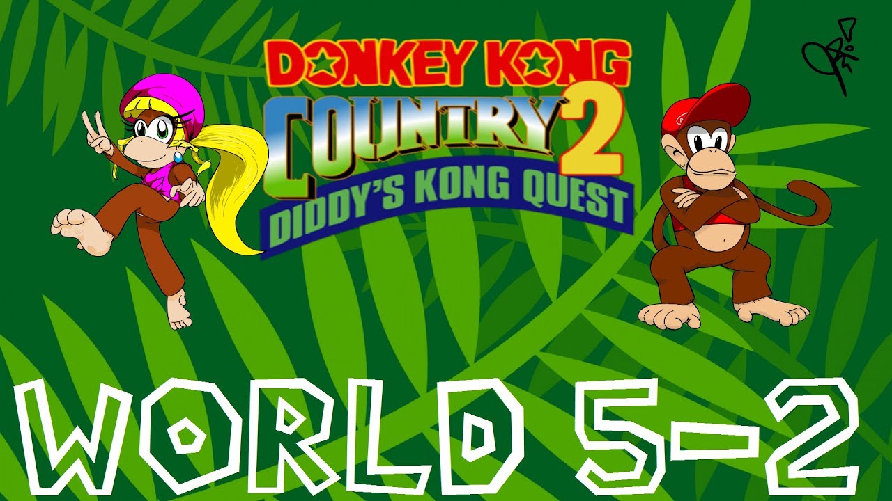 Donkey Kong Country 2 -- World 5-2: Haunted Hall