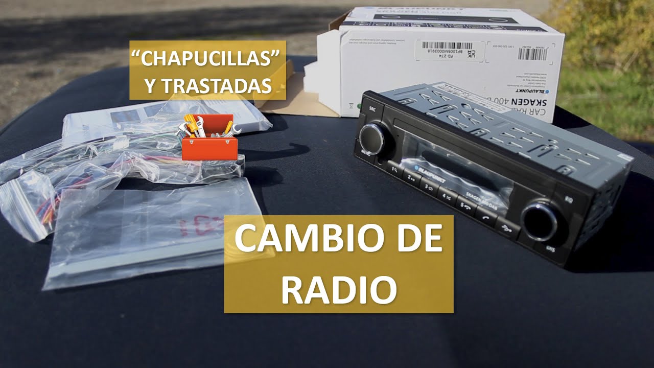 Como cambiar la radio de tu coche, instalando una Blaupunkt en la Fiat Barchetta I #jpampyn​​ #radio
