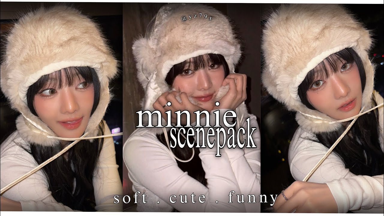 [ MINNIE - i-dle ] soft, cute, funny scene pack & editing clips * good thing era included *