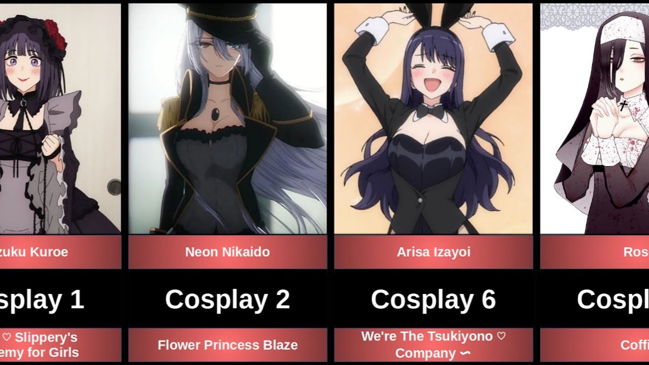 All Marin Kitagawa cosplays in My Dress Up Darling (Sono Bisque Doll wa Koi wo Suru)