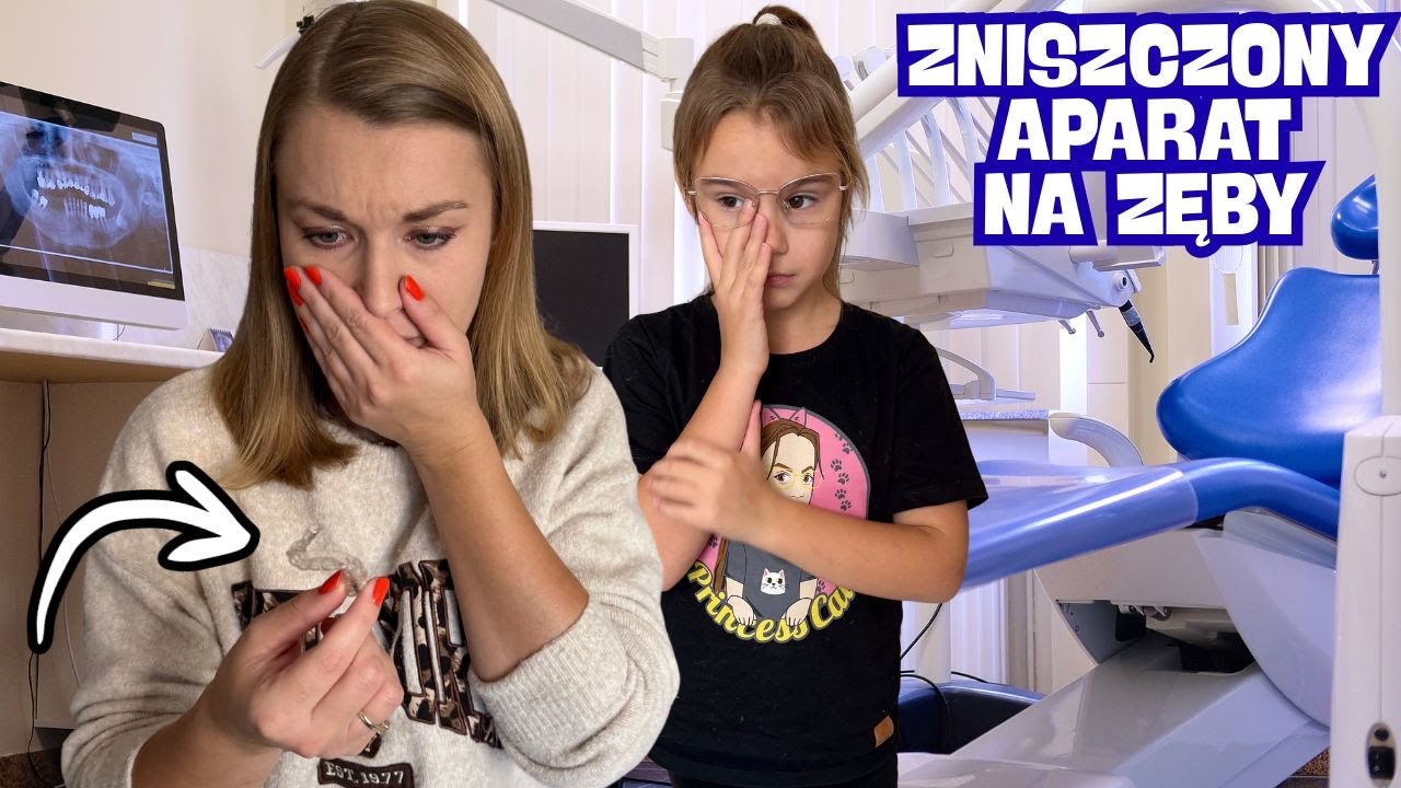 Ktoś Oliwii zdeptał w szkole aparat ortodontyczny😔