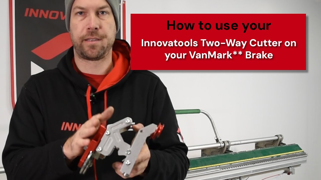 How to use your Innovatools Two-Way Cutter on your VanMark ** Brake