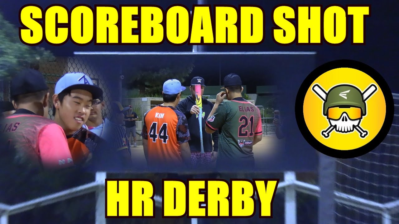 EASTON HR DERBY SCOREBOARD SHOT! | EASTON ARMY HOME RUN DERBY