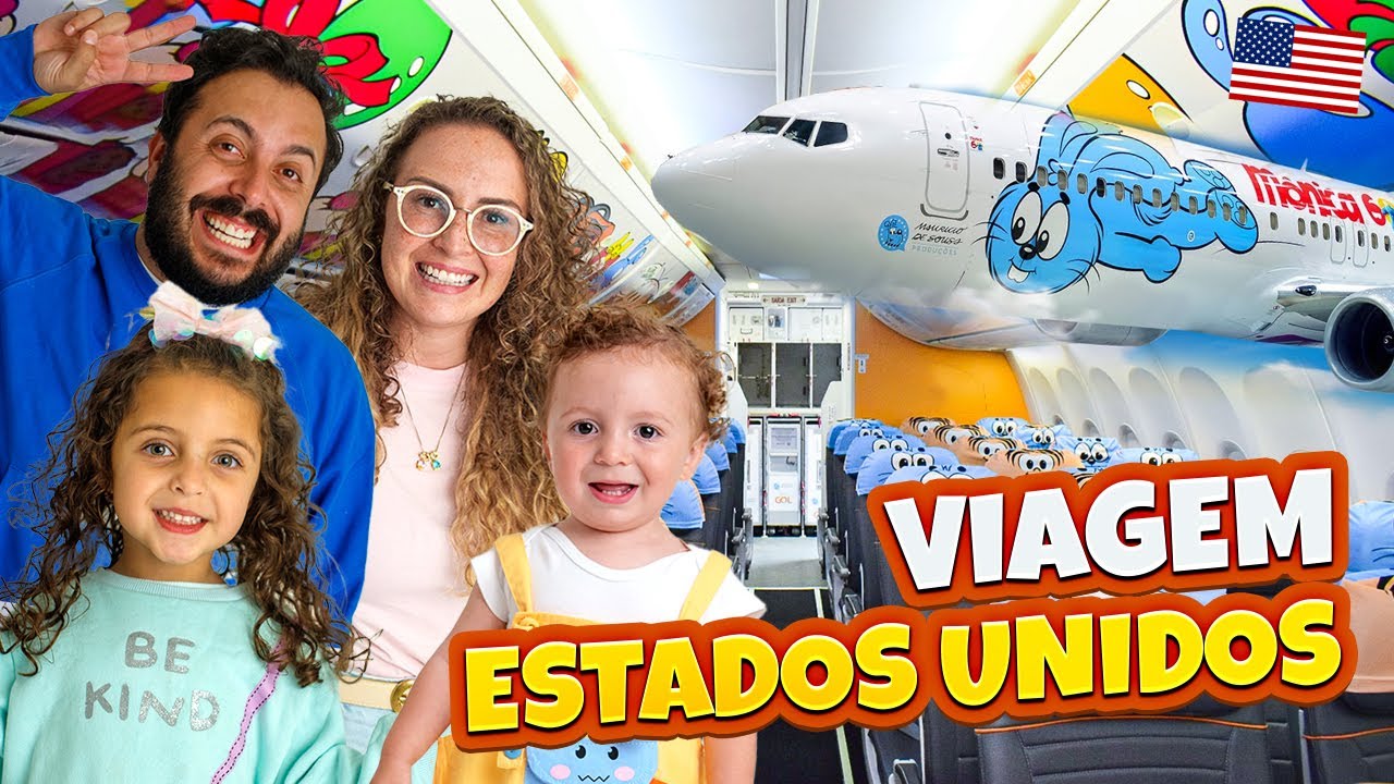VIAGEM EM FAMÍLIA PARA OS ESTADOS UNIDOS - BELLA E LUCCA SHOW