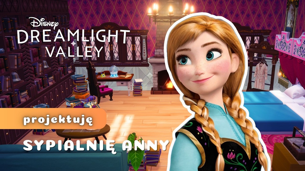 Odnawiam stary pokój w przytulną sypialnię dla Anny❄️ Disney Dreamlight Valley✨ tutorial PL