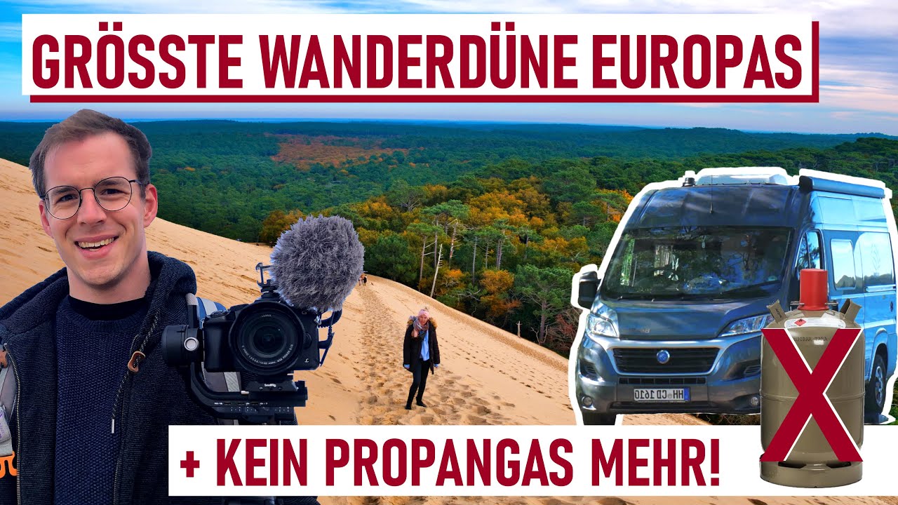 OHNE GAS⛽ IN FRANKREICH🇫🇷 Mit dem Campervan von der Dune du Pilat über Arcachon nach Biarritz