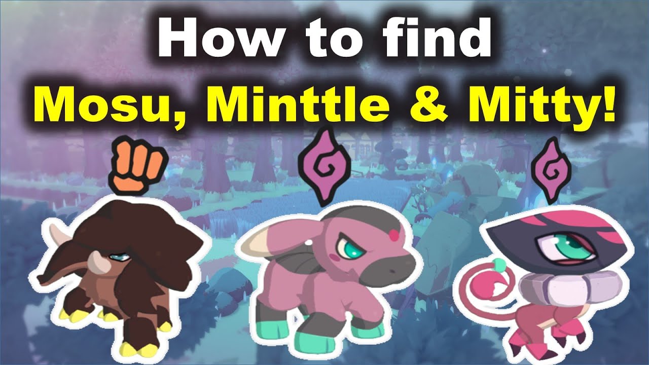 How to catch Mosu, Minttle & Mitty! - Quick spawn location guide - Temtem Arbury Update