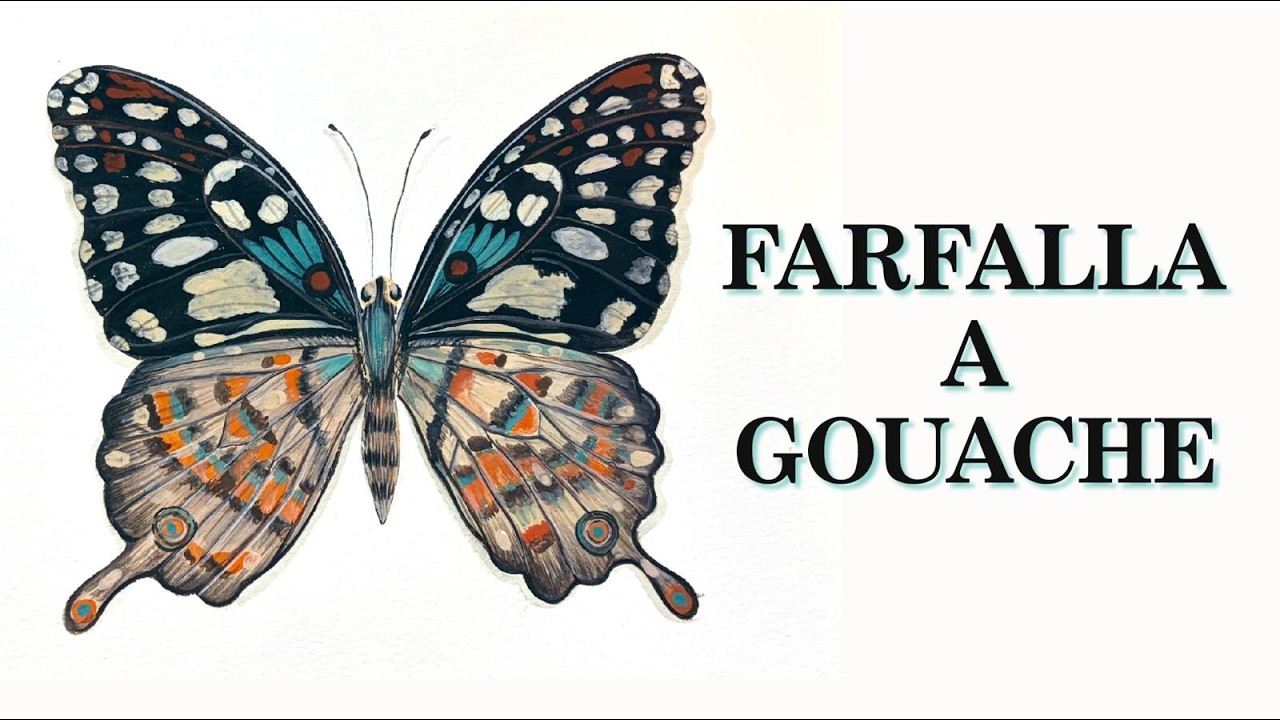 DIPINGIAMO una Farfalla con la Gouache ( tecniche pittoriche) Arte per Te
