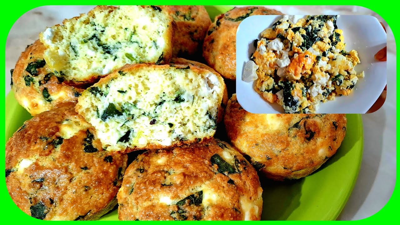 ДА ХВАНЕМ ЗЕЛЕНАТА ВЪЛНА 🥬 Здравословни мъфини и спанак с яйца. Менюто днес 🤗❤️🌷