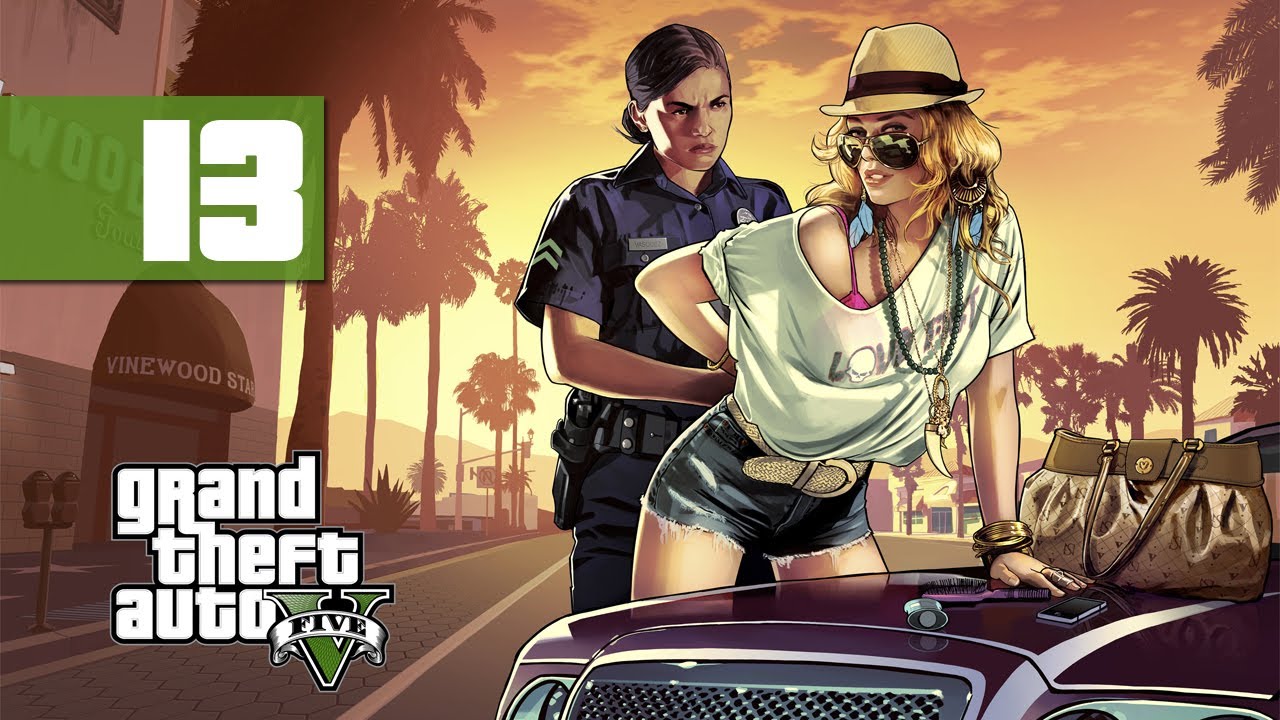 Grand Theft Auto 5 - Walkthrough - Part 13 - Busta Ballas Return | DanQ8000
