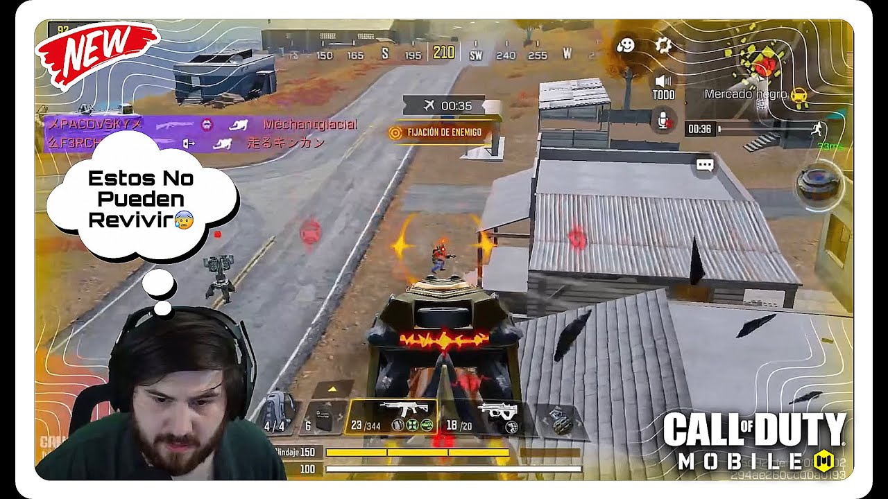 EL OSO SE AFERRO a ESTA ESCUADRA🤯PARA NO DEJAR QUE REVIVAN y SEAN TRYHARD🥵| CALL OF DUTY MOBILE |
