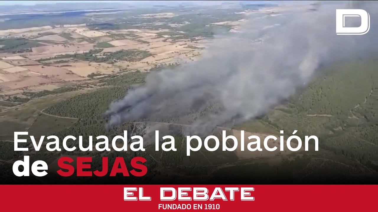 Evacuada la población de Sejas de Aliste y cortada la N-122 por el incendio de Zamora