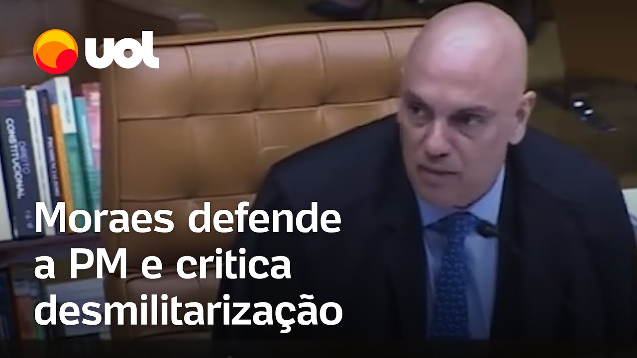 Moraes diz que país está superando 'trauma da ditadura em que tudo era culpa da PM'