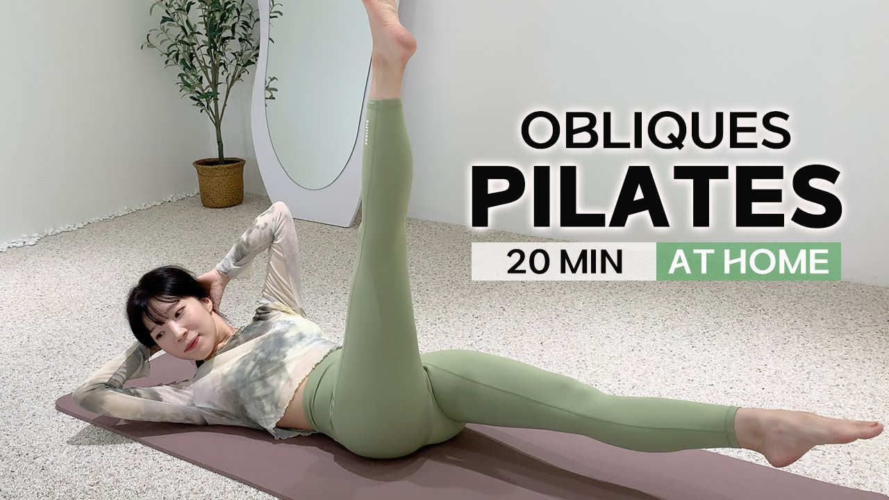 20-минутная тренировка Pilates для Коре́шок и боковых мышц - Создайте Тонкий и Укрепленный Живот!