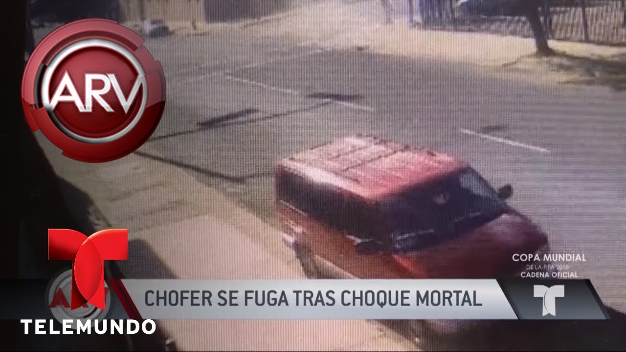 Buscan a chofer que se fugó tras un choque mortal | Al Rojo Vivo | Telemundo