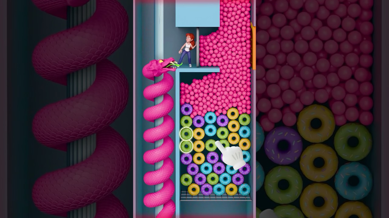 Will The Girl Survive! Match Factory Mobile Puzzle Game!😎 #shorts #gamereviews