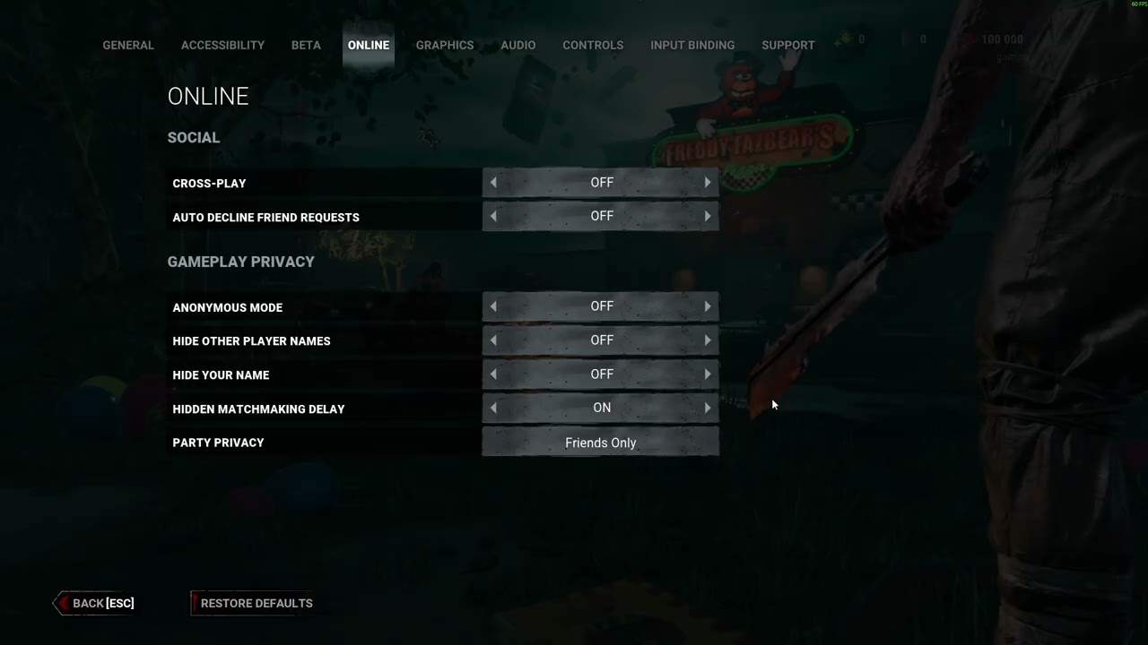 Dead by Daylight &ndash; How to Enable or Disable Hidden Matchmaking Delay