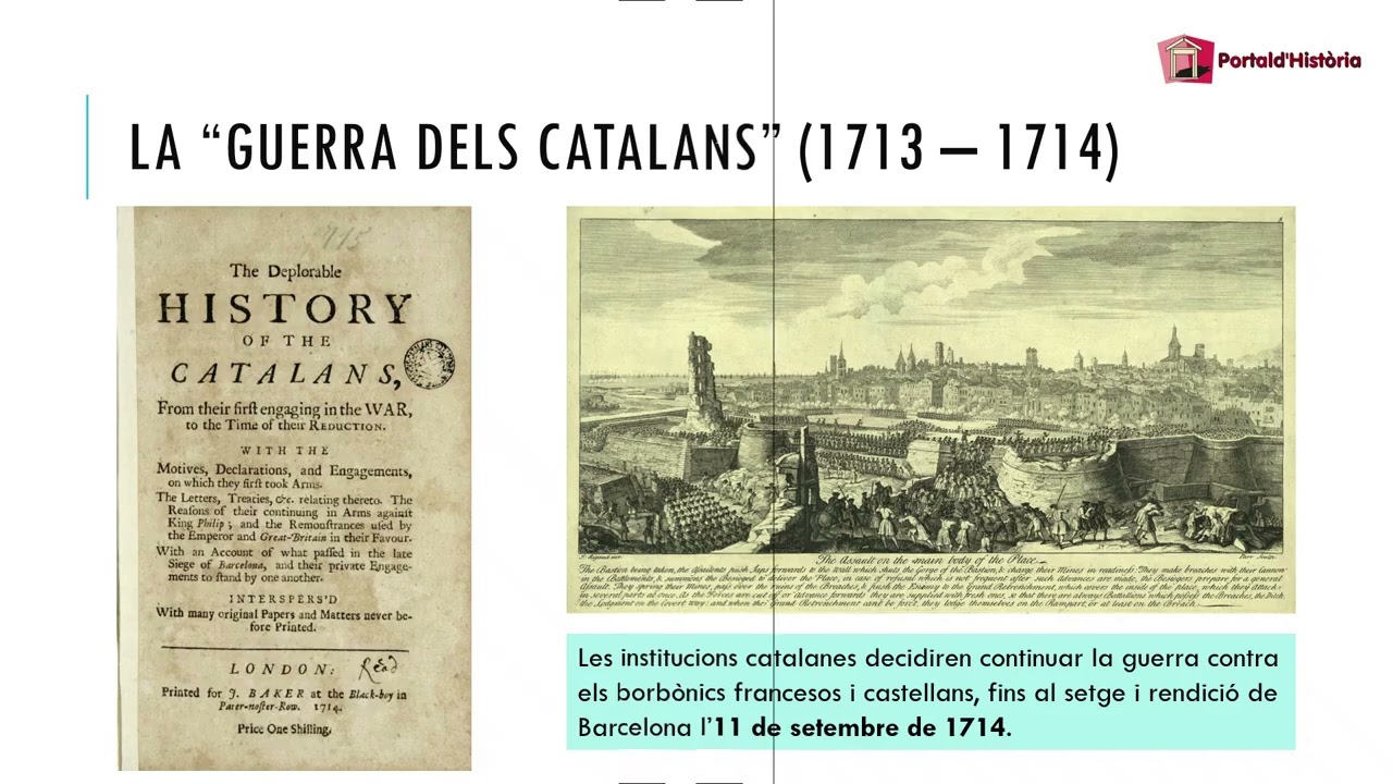 HISTÒRIA DEL CATALANISME. Capítol I - Dels Reis Catòlics a la Guerra del Francès