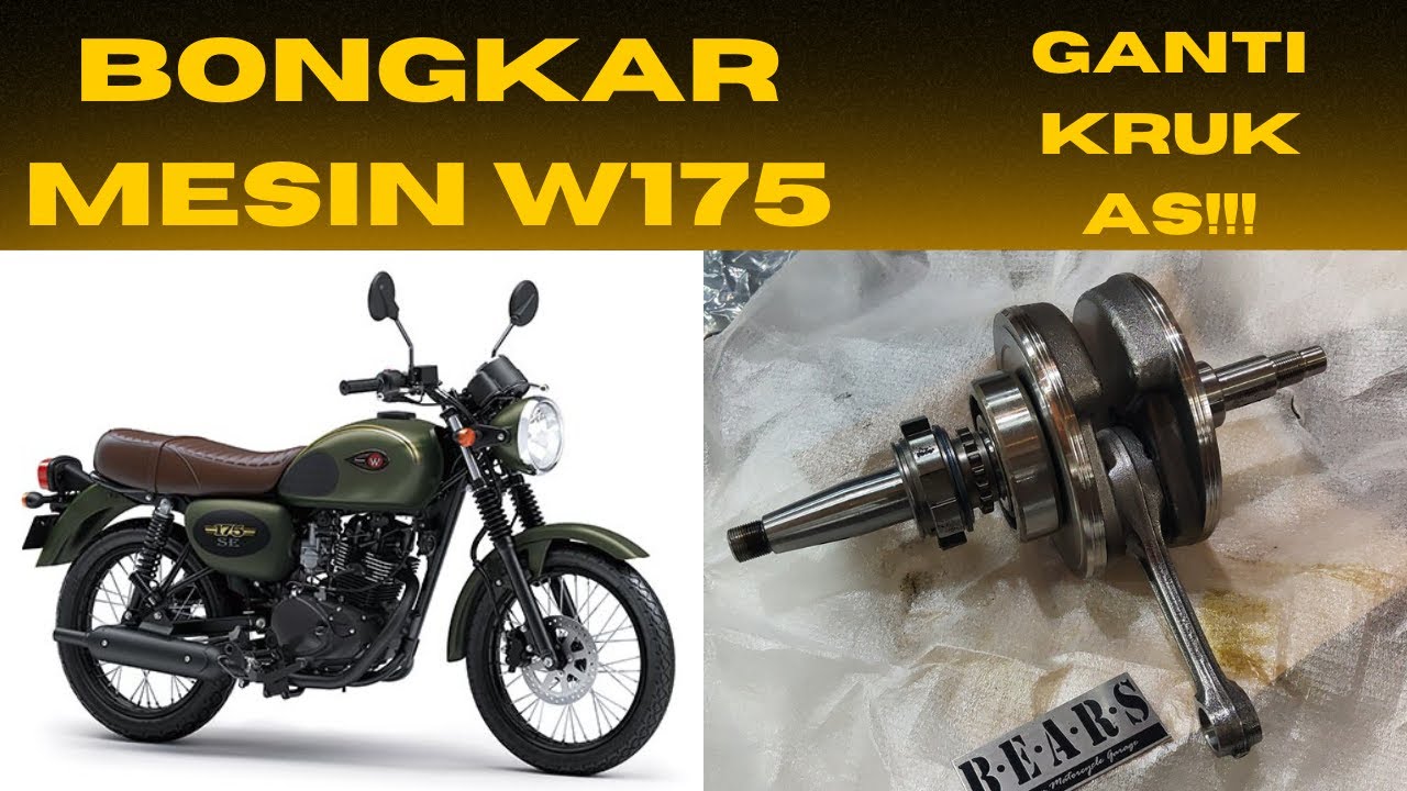 W175 TURUN MESIN BEGINI DALEMNYA!!! #BengkelTeras