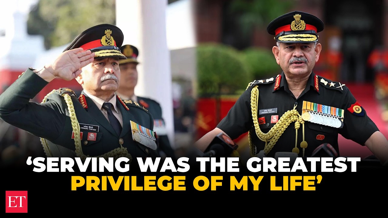 &lsquo;Future warfare will be joint and integrated&rsquo;: Outgoing Army Chief Gen Upendra Dwivedi bids farewell