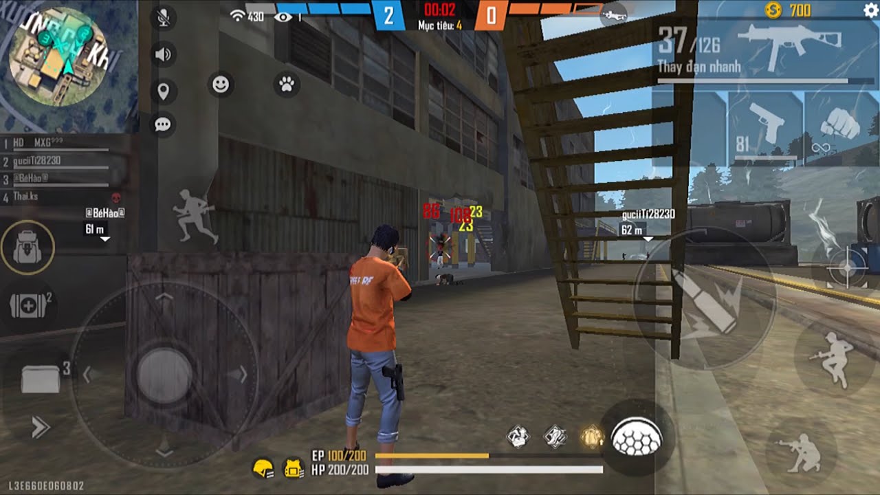 [ Garena Freefire ] maxim chơi tử chiến cầm UMP cân cả thế giới | maxim gaming