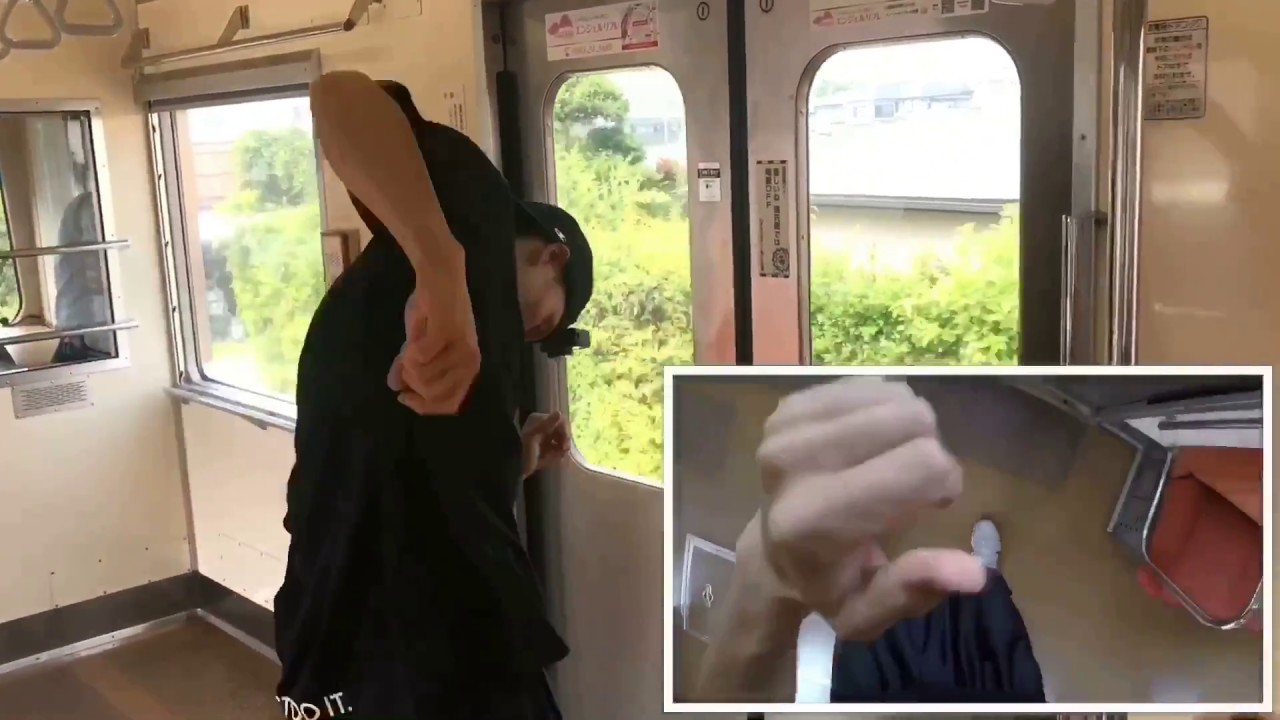 電車より速く走る男