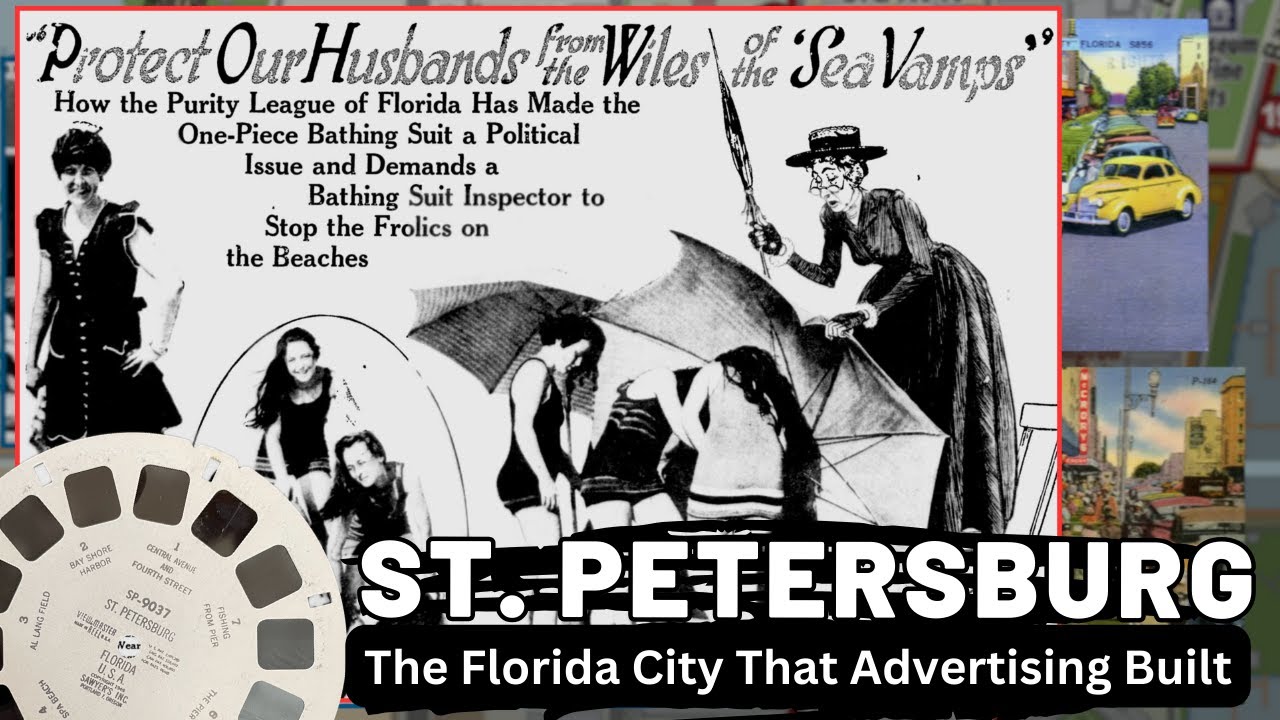 History of St. Petersburg, Florida From Vintage View-Master Photographs