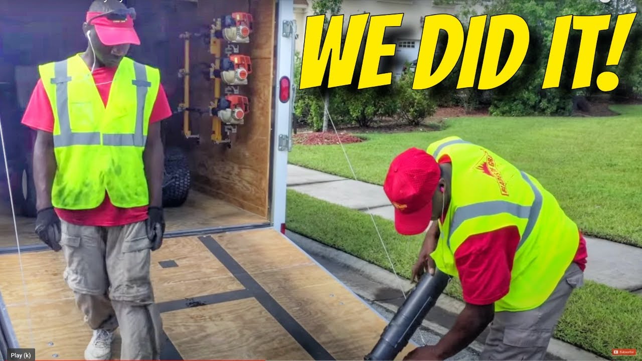 30 lawns in one day by Blades of Grass Lawn Care