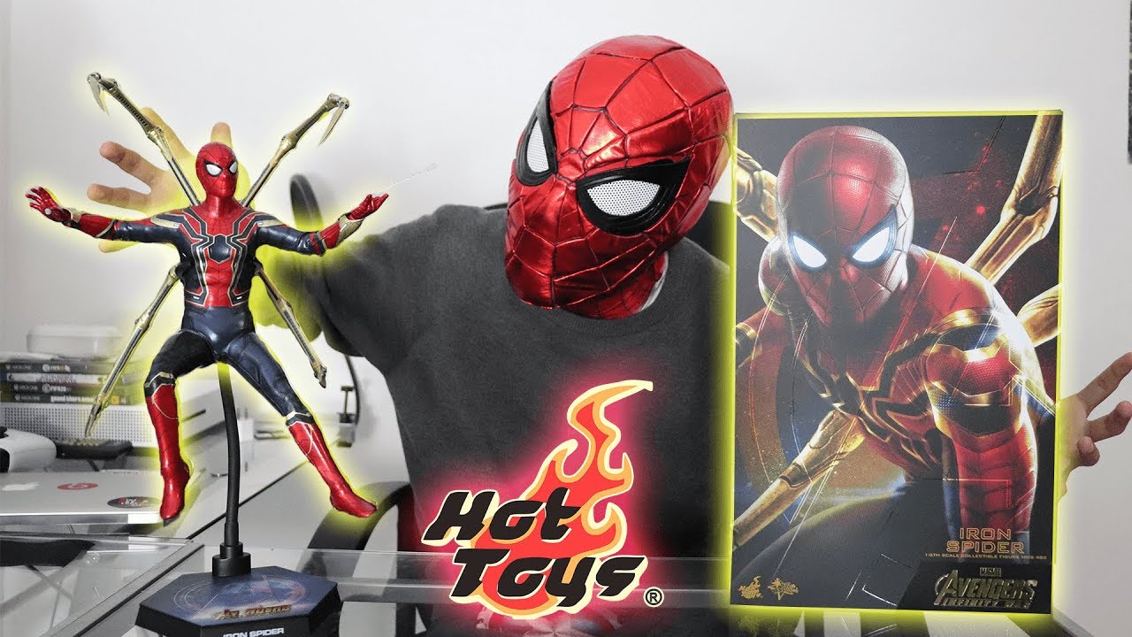 ¡MI PRIMER HOT TOY ES EL IRON SPIDER!/ ABRIENDO HOT TOY - IVANSPIDEY